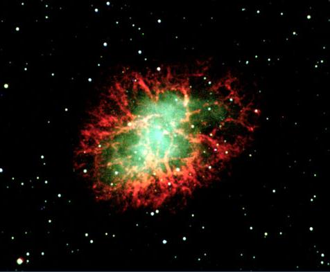 The Crab Nebula in optical light, courtesy of NASA/CXC/SAO