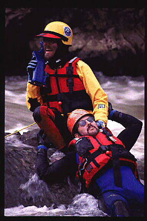 Swiftwater search and rescue training. (With Mark Miller.)