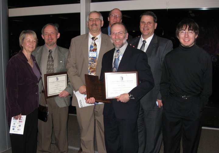 The AIAA group when I won the 2011 Utah Engineering Educator of the Year award.